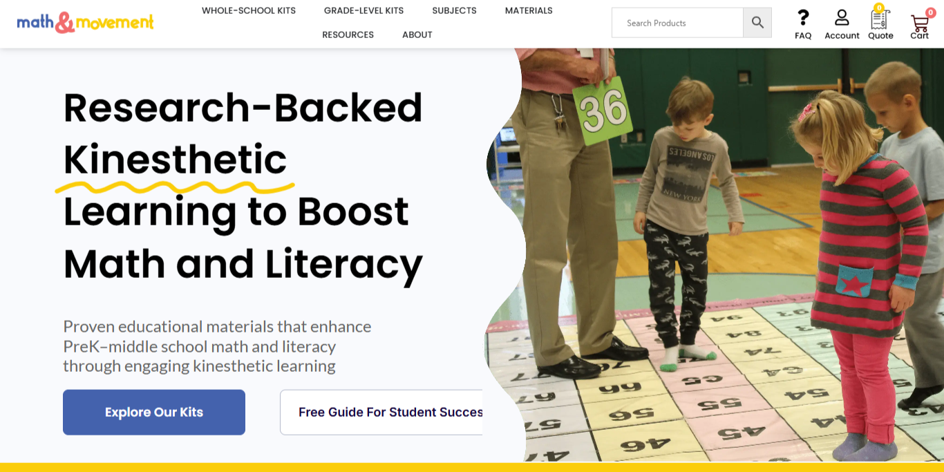 Math & Movement Educational Platform